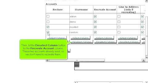How to restore existing backups to your WHM server