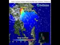 Storm surge of super typhoon haiyan making landfall near tacloban city the philippines