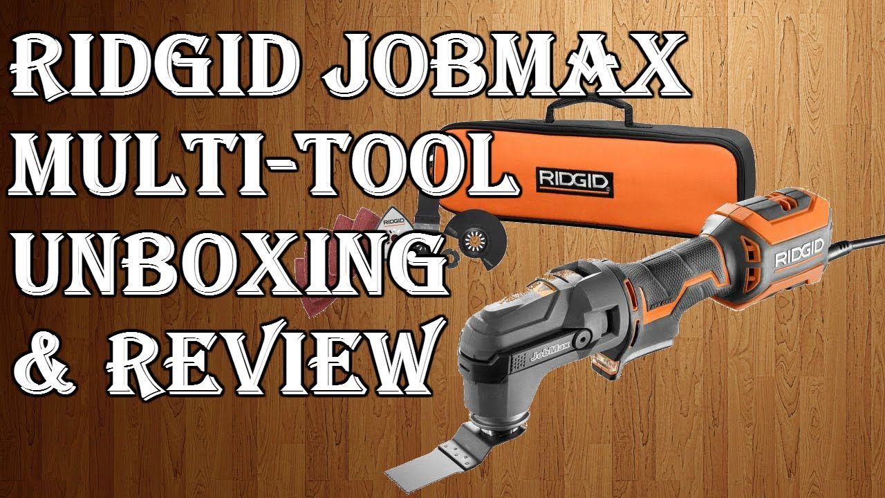 Ridgid JobMax Multi-Tool Unboxing and Review 