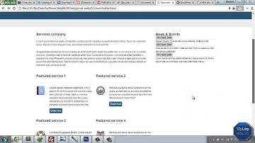 video cắt web, PSD to HTML, CSS   #4  cắt Sidebar