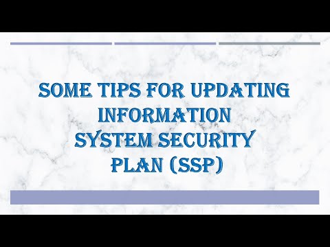 वीडियो: सिस्टम सुरक्षा योजना का उद्देश्य क्या है?