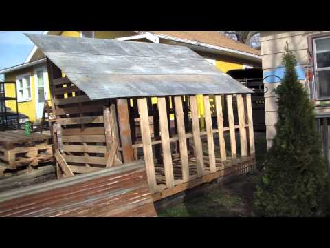 How to Build Free or Cheap Shed from Pallets DIY Garage 