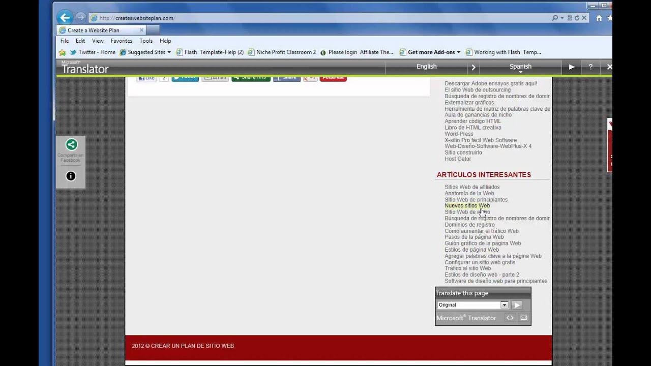 How to translate a website