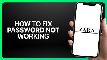 How To Fix Password Not Working In Zara App 2025! Tutorial