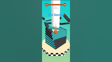 Stack Ball Blast Game 🟥( Level - 147)#Shorts