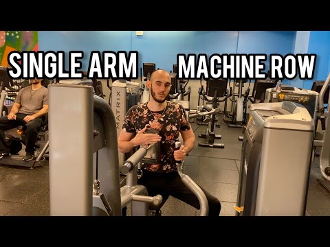 How To: Single Arm Machine Row