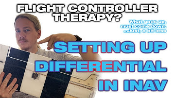 Setting up aileron or elevon differential in iNav