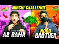 Red Chillies Challenge With Noob Brother A_s Rana Vs Noob Brother😂Funny Challenge- Garena Free Fire