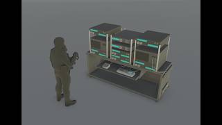 Labs → Console / Tech table low poly prop
