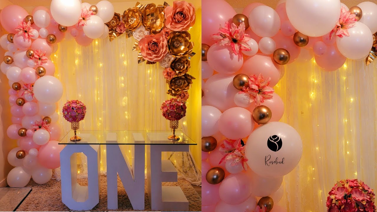 Balloon Garland Diy How To With Paper Flowers You
