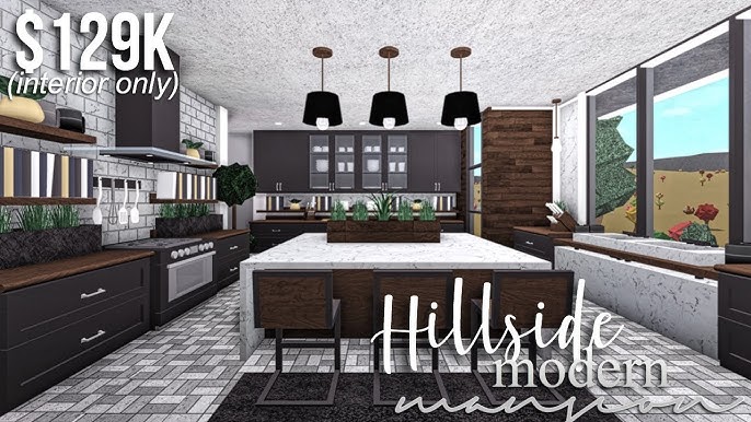 V  ⭐️CODE: V on X: Hillside Modern Mansion ☁️🌿🖤 @FroggyHopz_RBLX  @RBX_Coeptus @Ayzria #bloxburg #WelcomeToBloxburg #roblox   / X