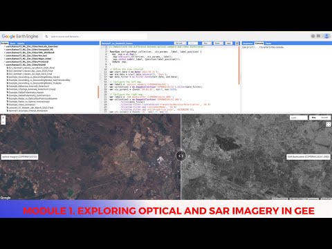 Module 1  Exploring Optical and SAR Imagery in GEE