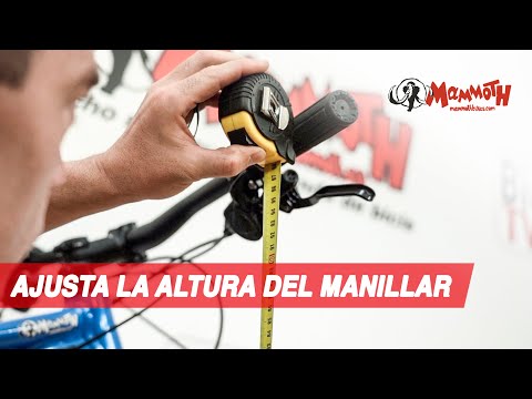 Cómo calcular la altura correcta del manillar de la bicicleta