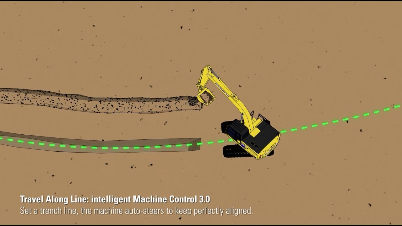 Travel Along Line: intelligent Machine Control 3.0