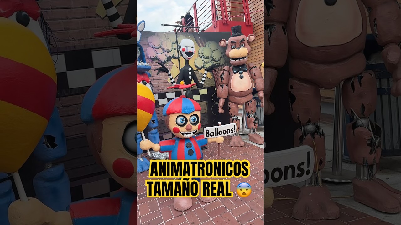 SON INCREÍBLES 🤩 #fnaf #animatronics  #freddyfazbear #puppet #fivenightsatfreddys #real