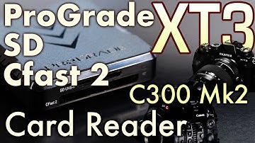 XT3 ProGrade USB 3.1 SD CFAST 2 Card Reader Hands On Test