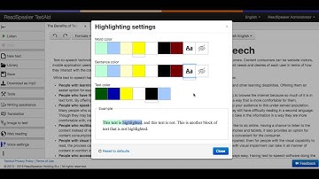 TextAid: Text Highlighting