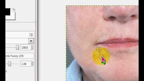 How to remove wrinkles in GIMP