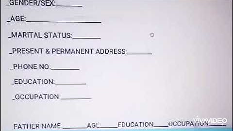 Psychodiagnostic and Assessment / Case History Sheet/ psychology
