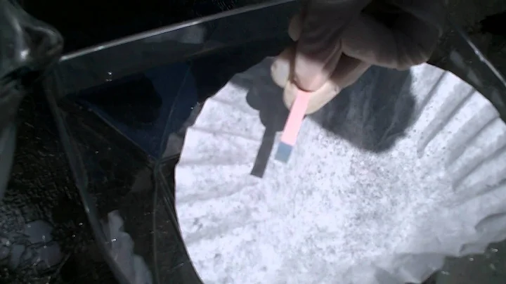 Checking pH of Sodium Hydroxide