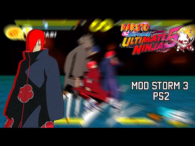 O Naruto Storm 3 de PS2 ( ISO modificada ) do Naruto Shippuden