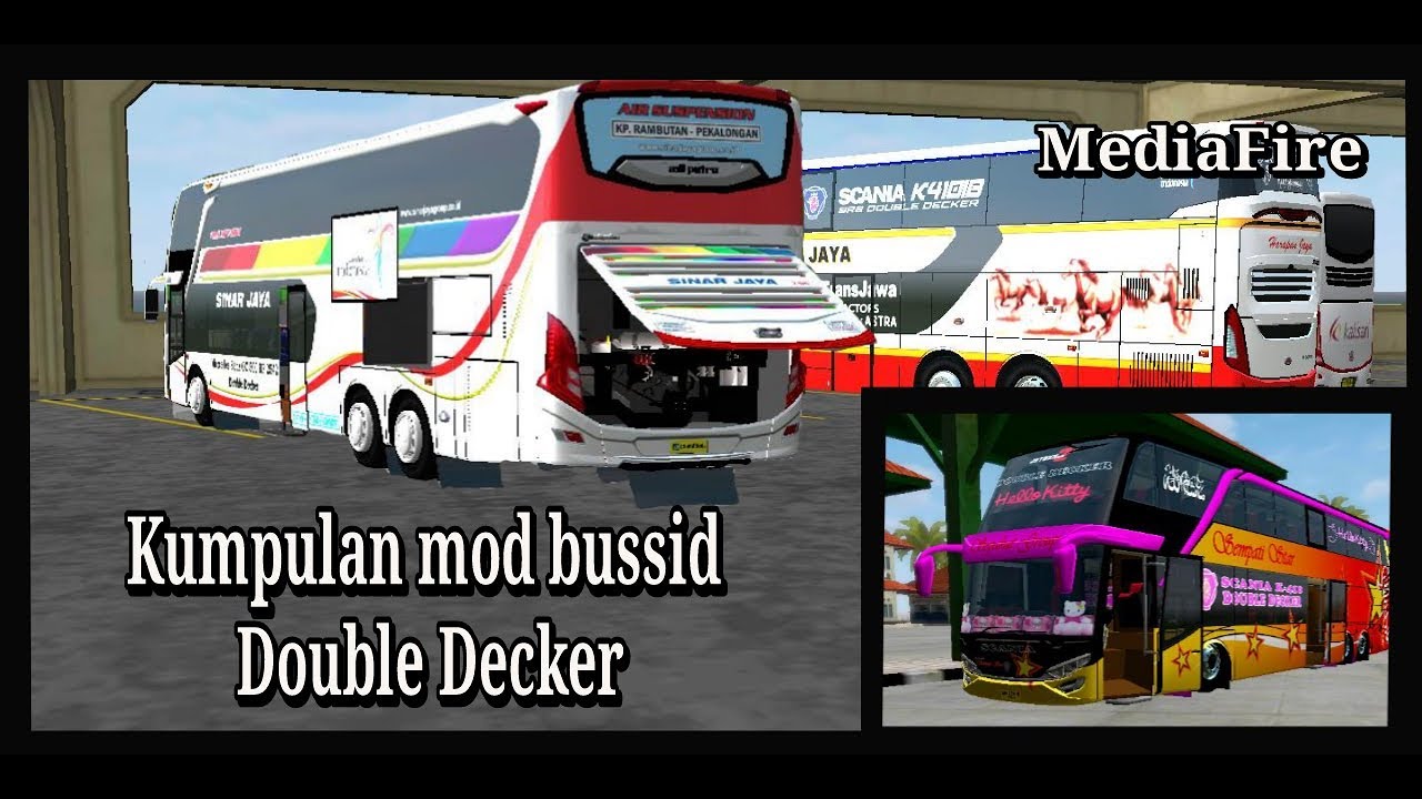 Kumpulan mod bussid Double Decker || mod bussid double ...