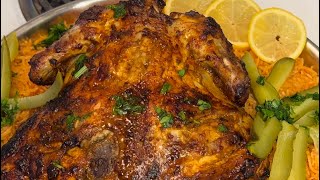 طريقة شوي الدجاج بالفرن (دجاج الشواية )والطعم اطيب من المطاعم!!