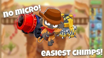 EASIEST NO Micro NO Abilities Sunset Gulch CHIMPS! ft. NEW Desperado Monkey