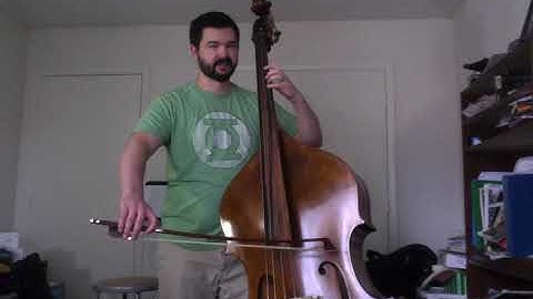 C Major Scale Lesson-double bass