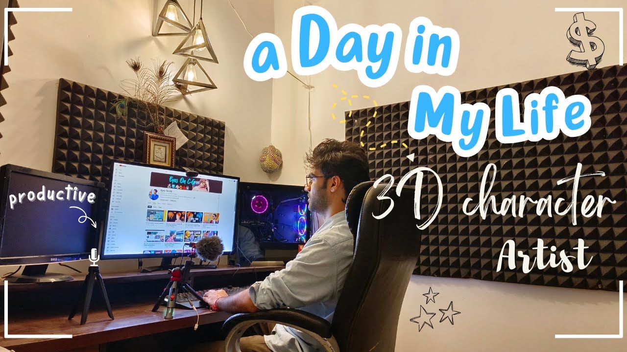 A Day in My Life as a 3D Character Artist !😍 - YouTube
