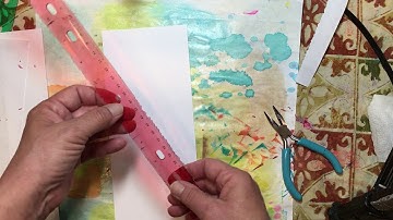 Journaling on a Budget, Video 57, DIY Tear Ruler, Tutorial :)