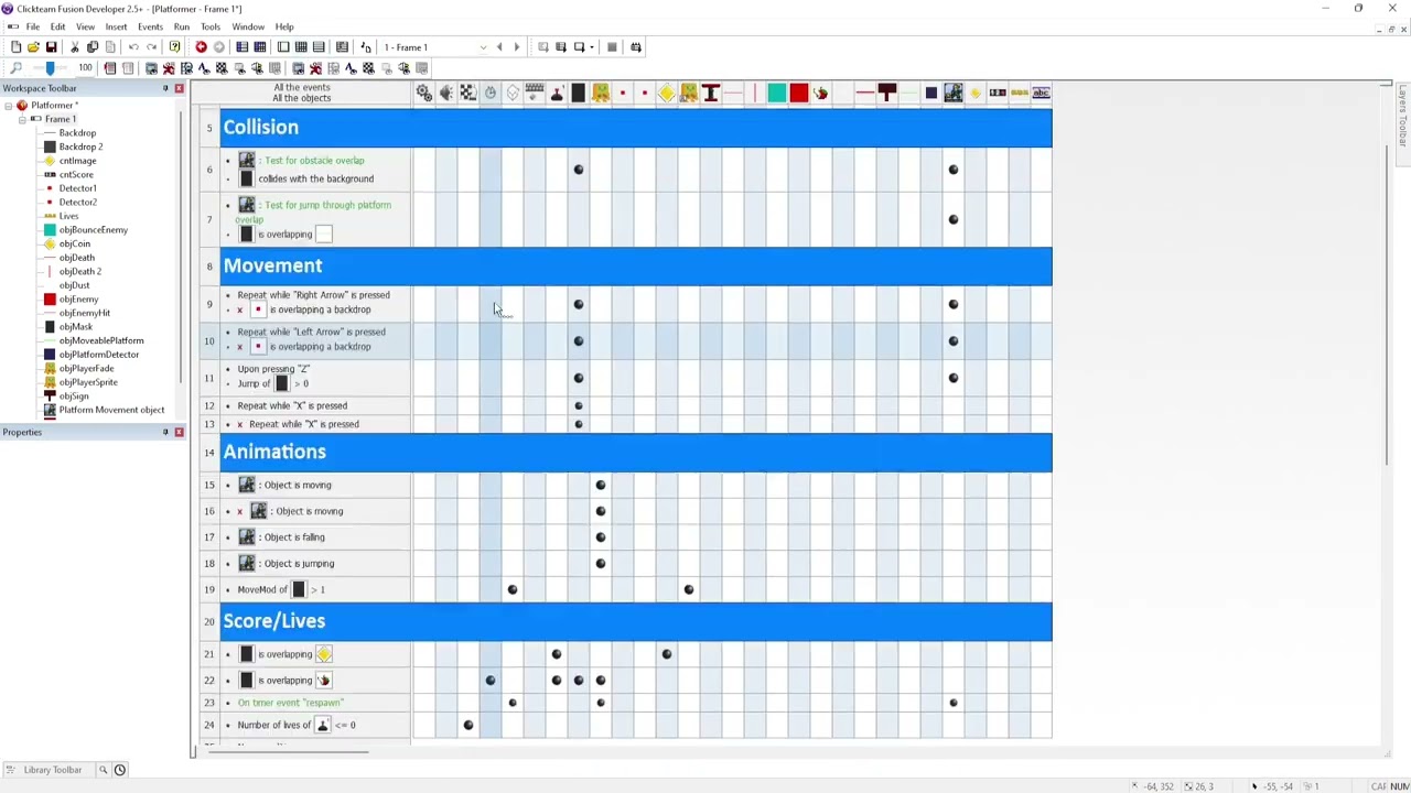 Clickteam Fusion 2 5 Tutorial - Platformer Pt. 13 - YouTube