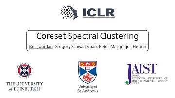 Coreset Spectral Clustering (ICLR)