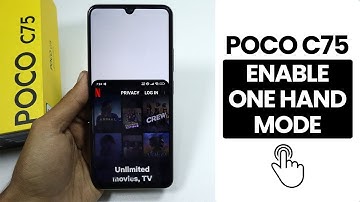 Enable One Hand Mode in Poco C75 - Gesture Settings