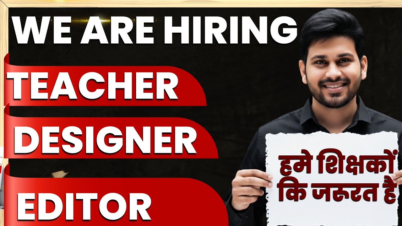 Urgent Hiring 2026 | Teaching & Creative Jobs |Work From Home