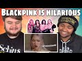 blackpink being hilarious while promoting the album REACTION