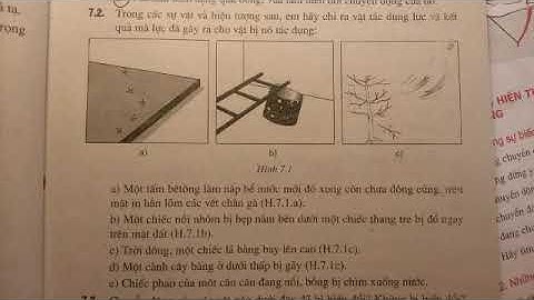 Bài tập vật lý 6 bài 7.2 năm 2024