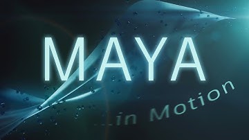 Maya in Motion Part 1 - Intro and Overview