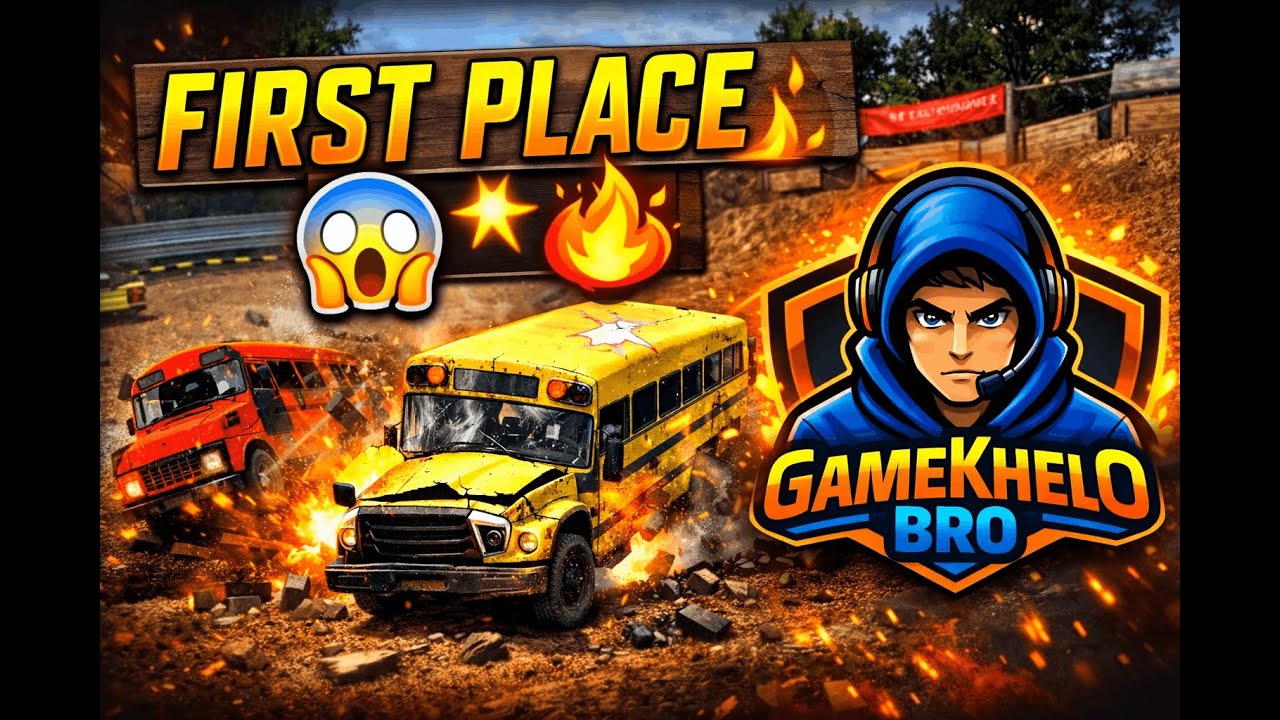 School Bus Demolition Derby Gameplay | Full Destruction & Crazy Crashes! 😱🔥 