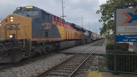 CSX 1973 the chessie system heritage unit leads G620 westbound 