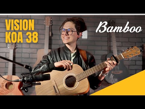 Guitarra Electroacústica Vision Koa 38" - Review