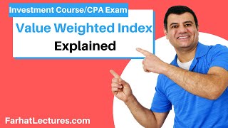 Value Weighted Index  Explained :  S&P 500 | Introduction to Stock Indices | CFA Exam