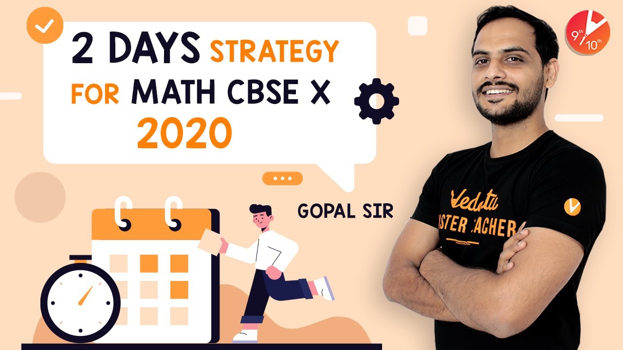 How to Score 90% in 2 Days for Maths CBSE Class 10 Board Exam | 2 Days ...