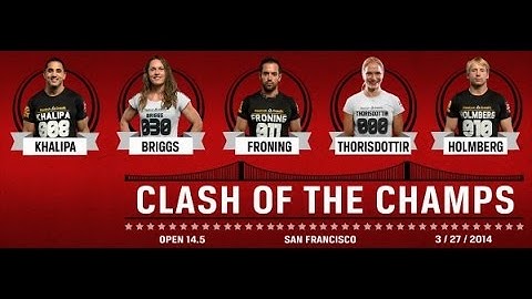 CrossFit Open 14.5 KHALIPA vs BRIGGS vs FRONING vs THORISDOTTIR vs HOLMBERG