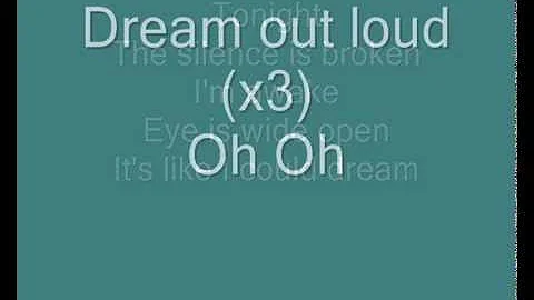 Alana Lee - Dream Out Loud (lyrics)