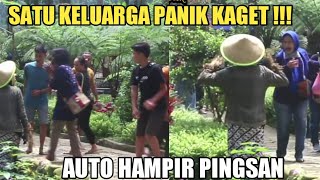 PRANK PATUNG SINDEN { KAGET SATU KELUARGA PANIK MAU PINGSAN SEMUA } HUTAN PINUS LIMPAKUWUS