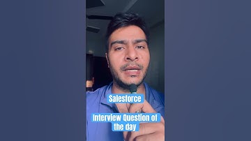 Salesforce Developer interview question #salesforce #interview #admin