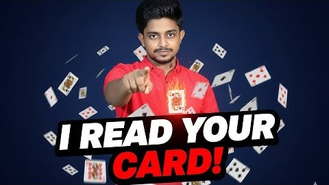 Lesson 1 : Easy Card Mind Reading Trick | How To Start Mentalism | Fast Steps For Beginners