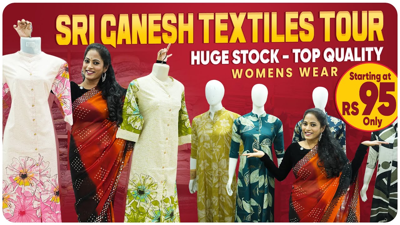 Wholesale Bulk Women’s Wear Starting at Rs 95 Tops, Frocks, Co-ords, Maternity & More! Textile Tour