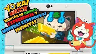 ¡Montón de dinero, experiencia y monedas expendekai infinitas! - Yo-kai Watch